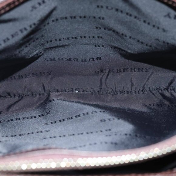 BURBERRY Nova Check Hand Bag Canvas Beige Auth ep4500 - Picture 9 of 16